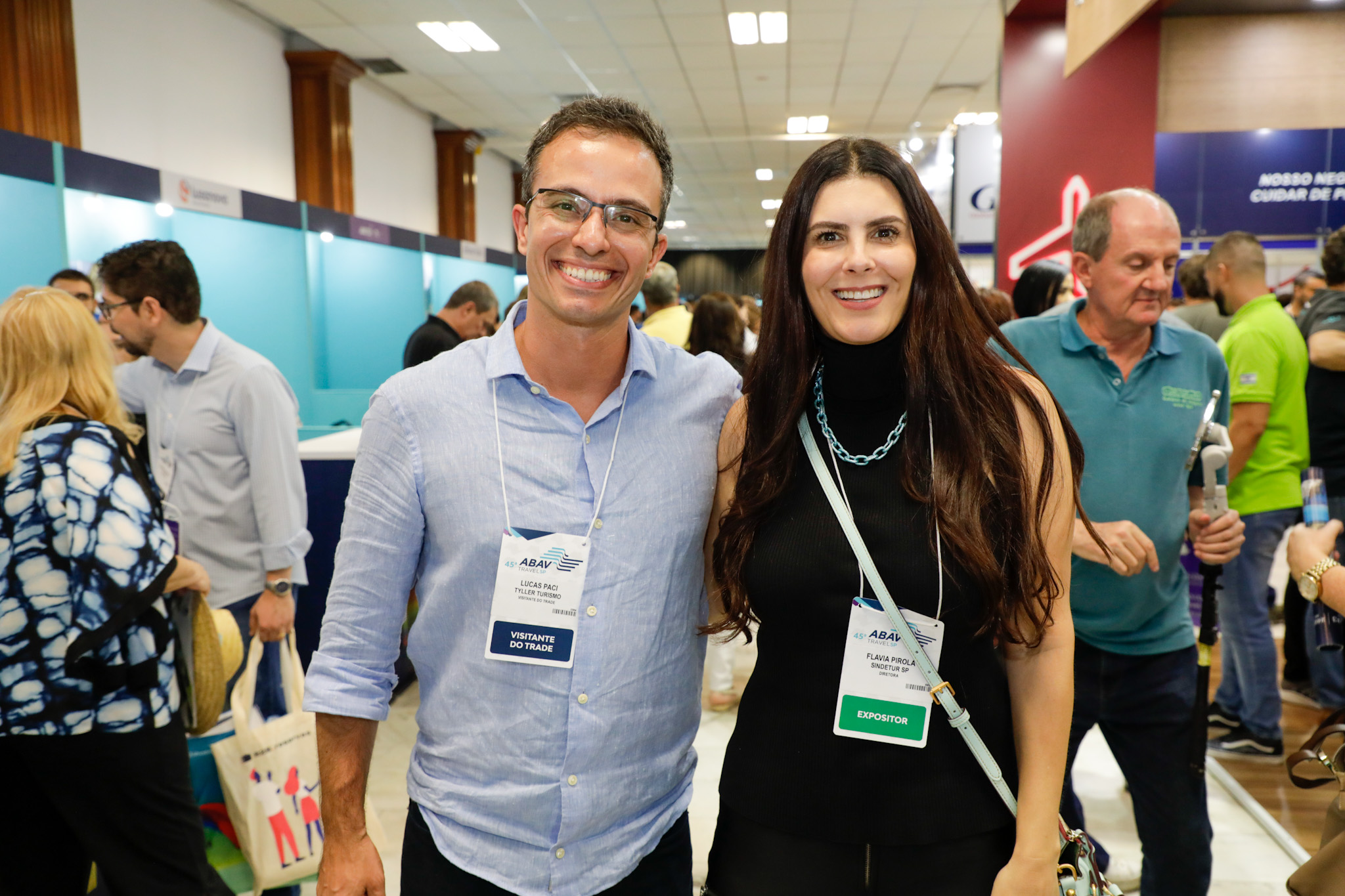 Lucas Paci e Flávia Pirola, da Tyller Turismo Lucas Paci e Flávia Pirola, da Tyller Turismo