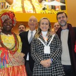 Lucicleide Nascimento, da Bahia, Marcelo Rebelo, presidente de Portugal, Daniela Carneiro, ministra do Turismo, Marcelo Freixo, presidente da Embratur, e Fátima Bezerra, governadora do RN