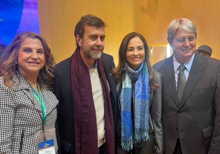 Marta Rossi vai à BTL prospectar 35ª edição do Festuris 1 Marta, Rosa, Nestor e Marcelo Freixo