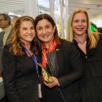 Marta Rossi, do Festuris, Christine Ourmières-Widener, CEO da TAP, Rita Tamagnini, diretora de Comunicação e Relações Públicas da TAP