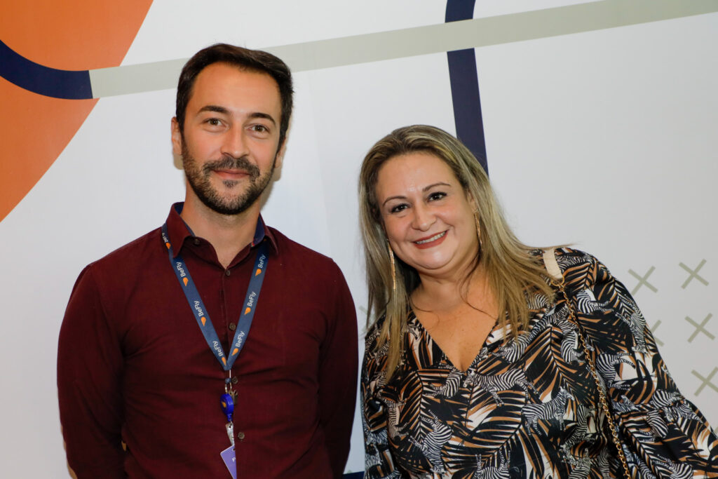 Miguel Ramos, da Befly, e Karina Bruscino, do Consulado Argentino