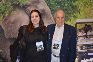 Paula Correr, da Travel.com e Ricardo Velasco, da Akilanga