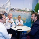 Pedro Menezes, Roy Taylor e Rosa Masgrau, do M&E, com Marcelo Freixo, presidente da Embratur