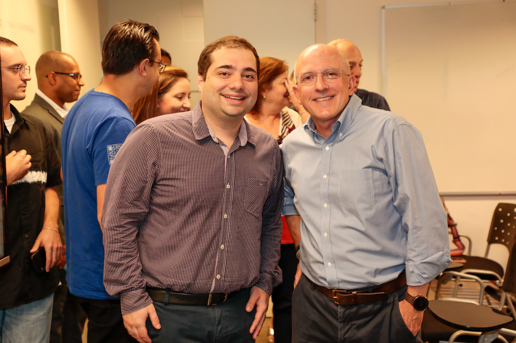 Pedro Menezes, do M&E, e Aldo Leone, da Agaxtur Pedro Menezes, do M&E, e Aldo Leone, da Agaxtur