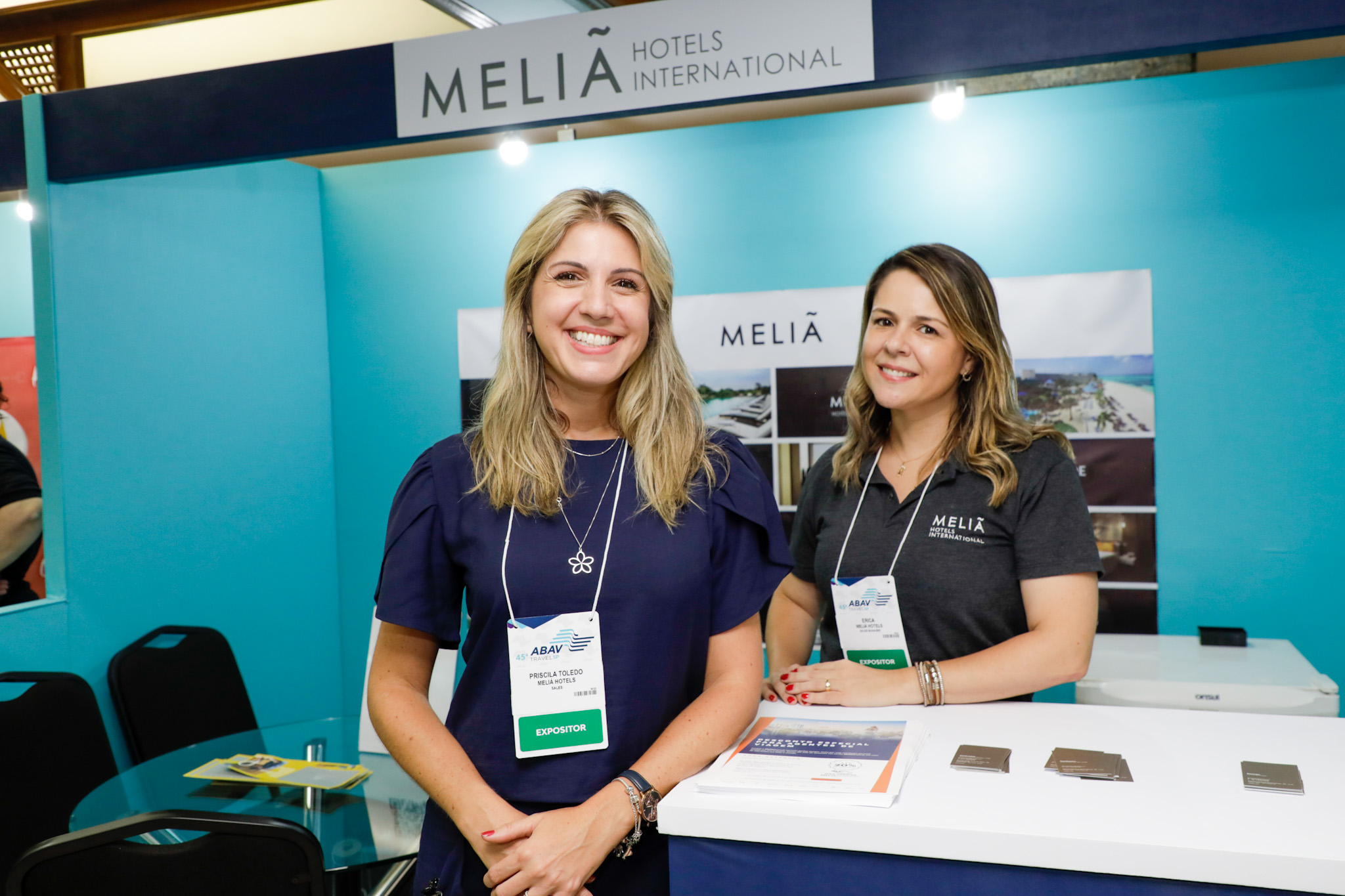 Priscila Toledo e Erica, do Meliá Hotels Priscila Toledo e Erica, do Meliá Hotels