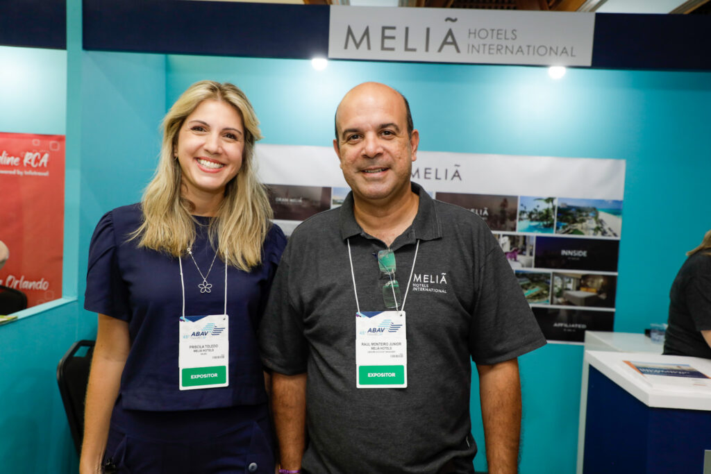 Priscila Toledo e Raul Monteiro, do Melia Hotels