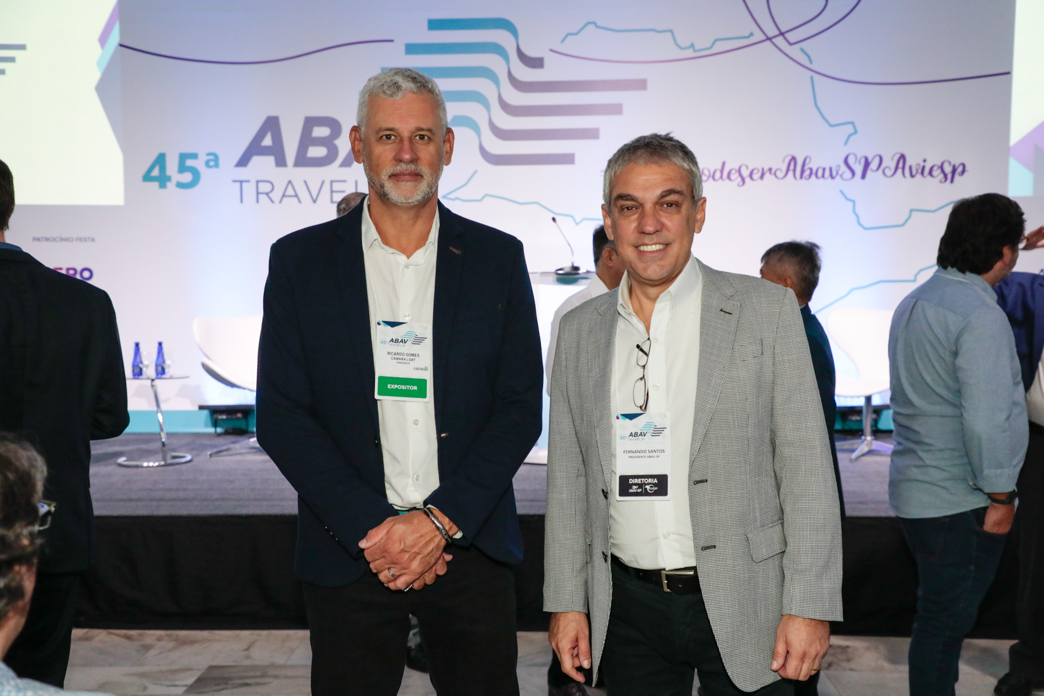 Ricardo Gomes, da Câmara LGBT, e Fernando Santos, presidente da Abav-SP | Aviesp Ricardo Gomes, da Câmara LGBT, e Fernando Santos, presidente da Abav-SP | Aviesp