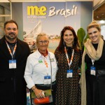Rosa Masgrau, do M&E, com Guilherme de Abreu, Luciana de Lamare e Tati D'Angelo, do FC&VB-RJ