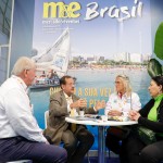 Roy Taylor, do M&E, Mauricio Bacelar, secretário de Turismo da Bahia, Rosa Masgrau, do M&E, e Regina Ahmed, da Setur-BA