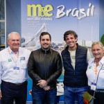 Roy Taylor e Rosa Masgrau, do M&E, Eduardo Loyo, presidente da Empetur, e Daniel Coelho, secretário de turismo de Pernambuco