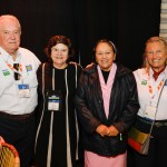 Roy Taylor e Rosa Masgrau, do M&E, com Fátima Bezerra, governadora do Rio Grande do Norte, e Aninha Costa, secretaria de turismo do Rio Grande do Norte