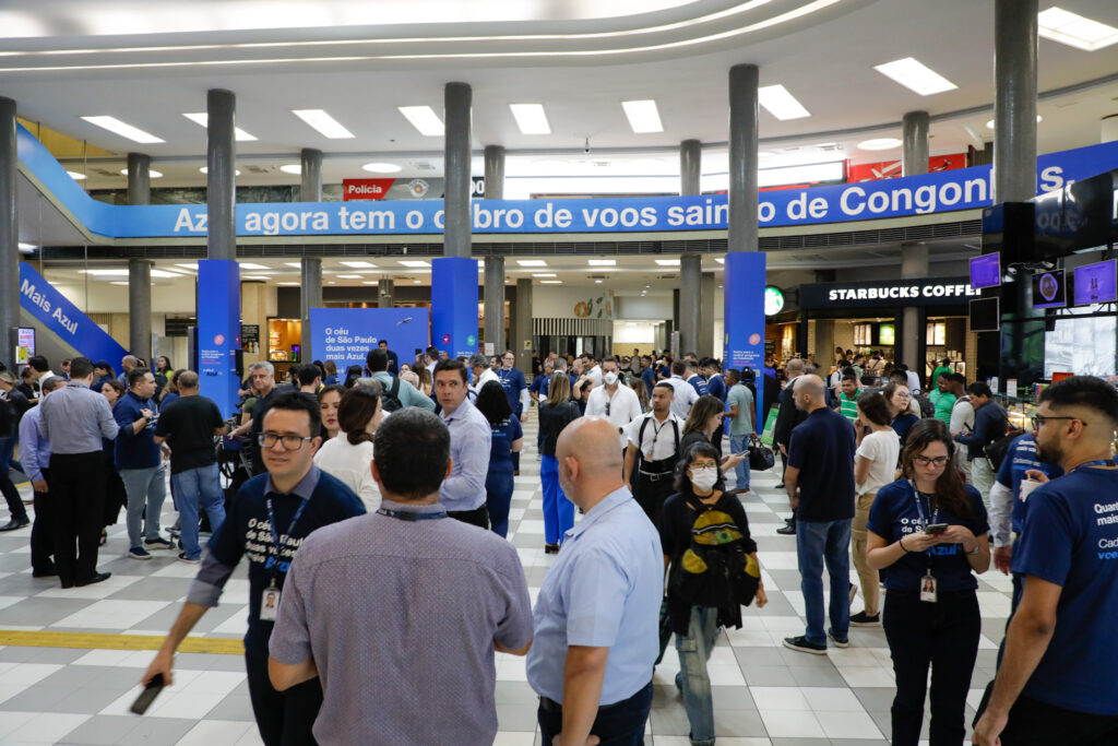 Saguão do Aeroporto de Congonhas