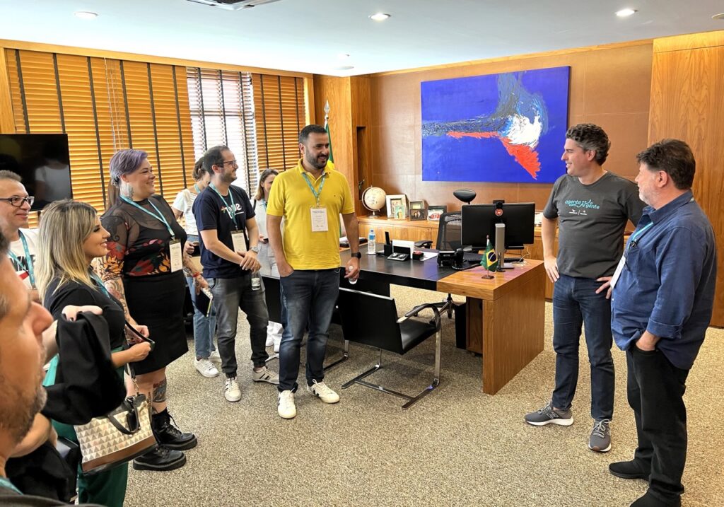 Sala de Juarez foi o ponto alto da visita dos agentes