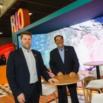 Gustavo Tutuca, secretário de Turismo do RJ, e Sérgio Ricardo, presidente da TurisRio