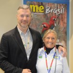 Tomàs Fresquet, diretor da Evenia TravelServices, e Rosa Masgrau, do M&E