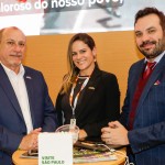 Toni Sando, Aline Moretto e Fabio Zelenski, do Visite São Paulo