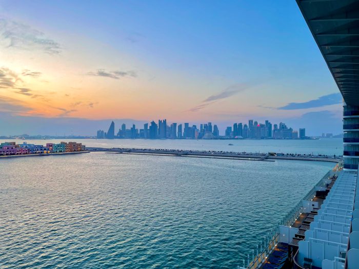 Costa Cruzeiros dá início a primeira Convenção Internacional de Vendas em Doha 1 Vista para o Skyline de Doha a partir do Costa Toscana durante a Convencao Costa Cruzeiros Foto Ana AzevedoME e1678696560422 Costa Cruzeiros dá início a primeira Convenção Internacional de Vendas em Doha
