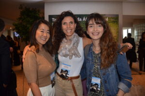 Viviane Yuri, da Mali Travel, Paula Bilenky, da Indomita Collection e Mariane Montoni, da Nomad Roots