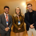 Wallace Nunes e Daniela Carneiro, do MTur, e Marcelo Freixo, da Embratur