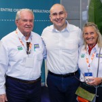 Roy Taylor e Rosa Masgrau, do M&E, com Jamyl Jarrus, vice-presidente executivo Rent a Car da Movida