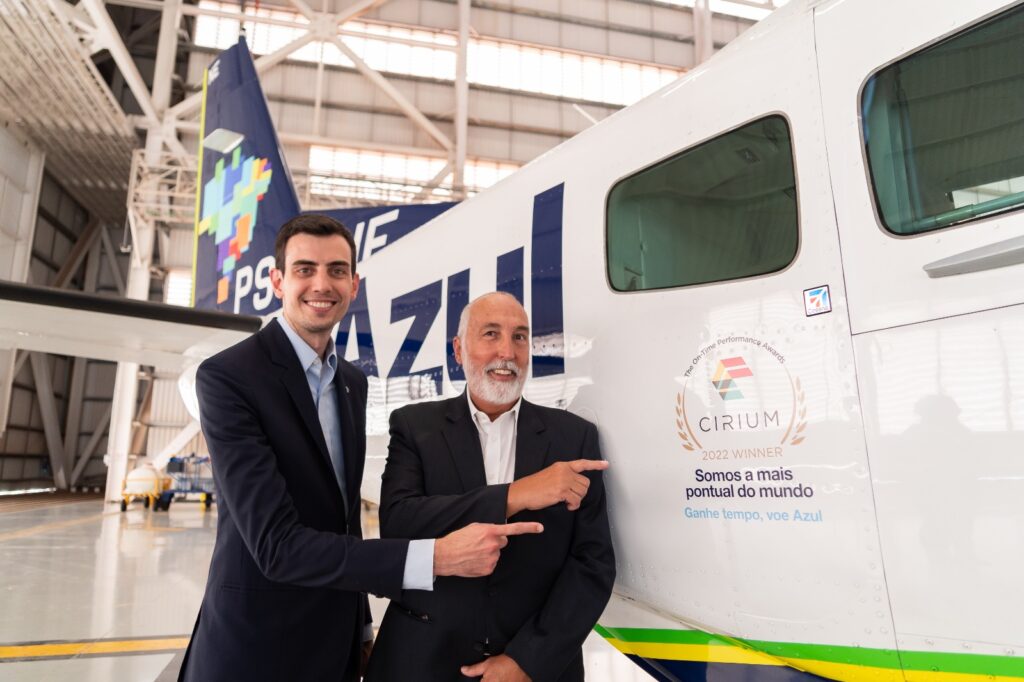 Azul é classificada como a companhia aérea mais pontual do mundo em março