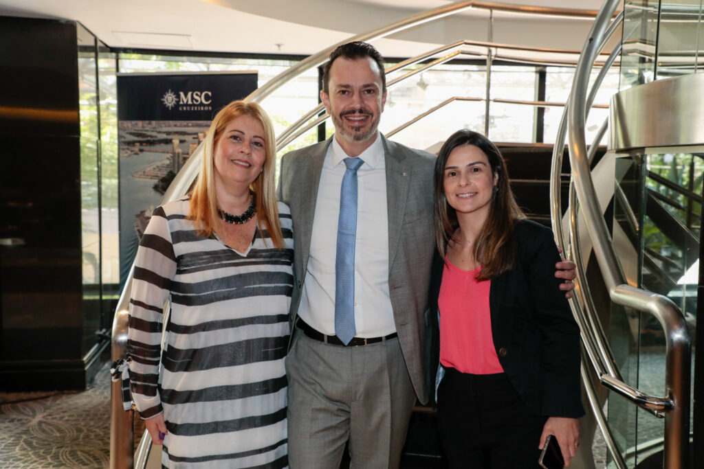 Adriana Barbosa, Eduardo Mariani Simões, e Priscila Dias, MSC Cruzeiros