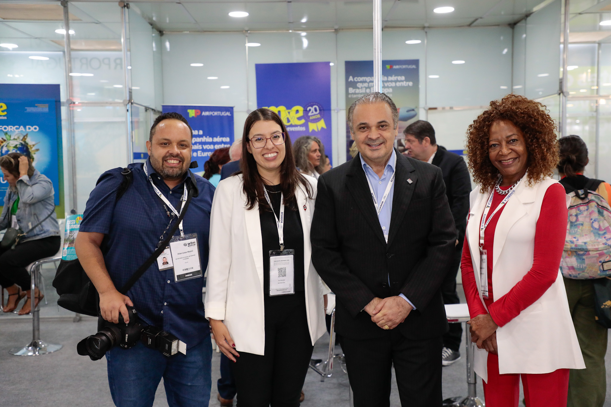 Alan Morici, Ana Clemente, Roberto de Lucena e Bernadete Augusto, Setur-SP Alan Morici, Ana Clemente, Roberto de Lucena e Bernadete Augusto, Setur-SP