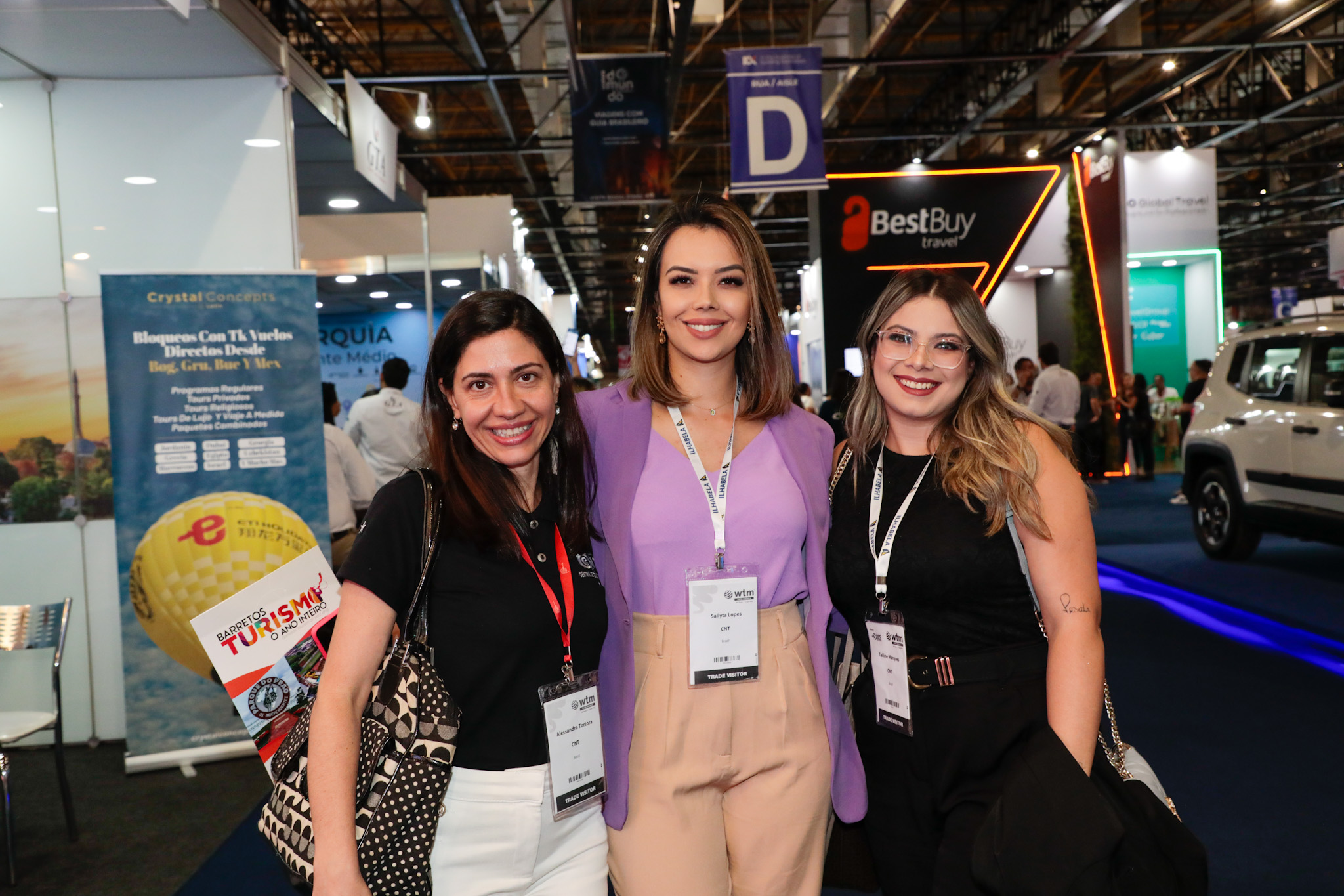 Alessandra Tortora, Sallyta e Tailine Marques, da CNT Alessandra Tortora, Sallyta e Tailine Marques, da CNT