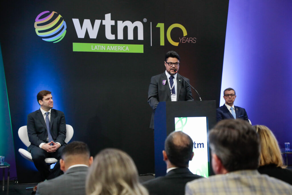 Bento Nunes na abertura do WTM LA 2023 MTur anuncia ações para ampliar acessibilidade na abertura da WTM-LA 2023