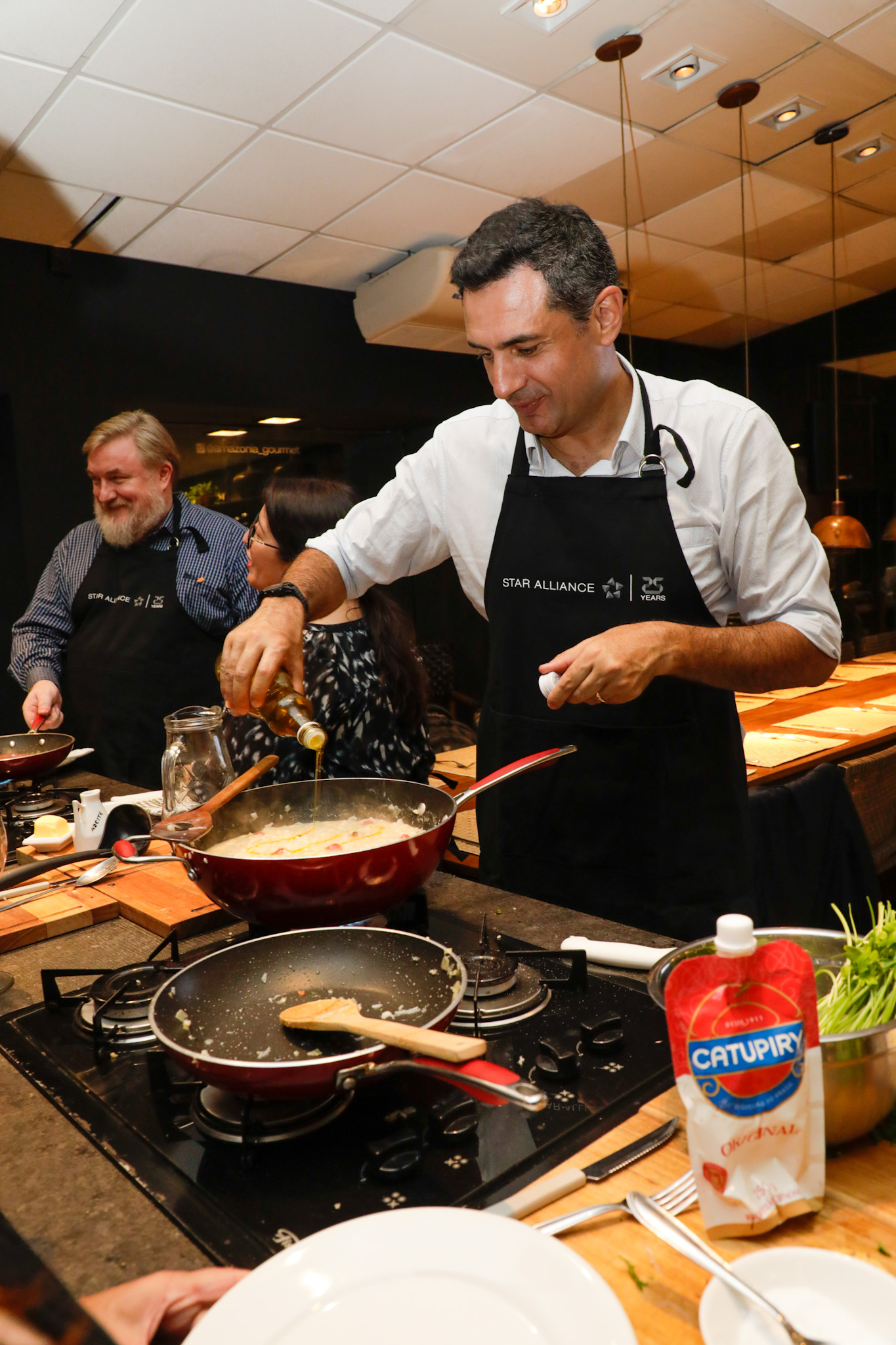 Carlos Antunes, da TAP, com seu arroz de bacalhau