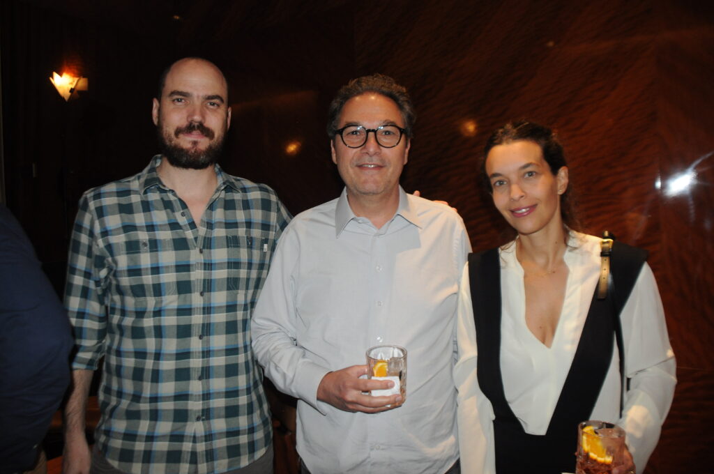 Carlos Coltro, da XTravel, Marcelo Auada, da GSP, e Gabriela Figueiredo, da Matueté