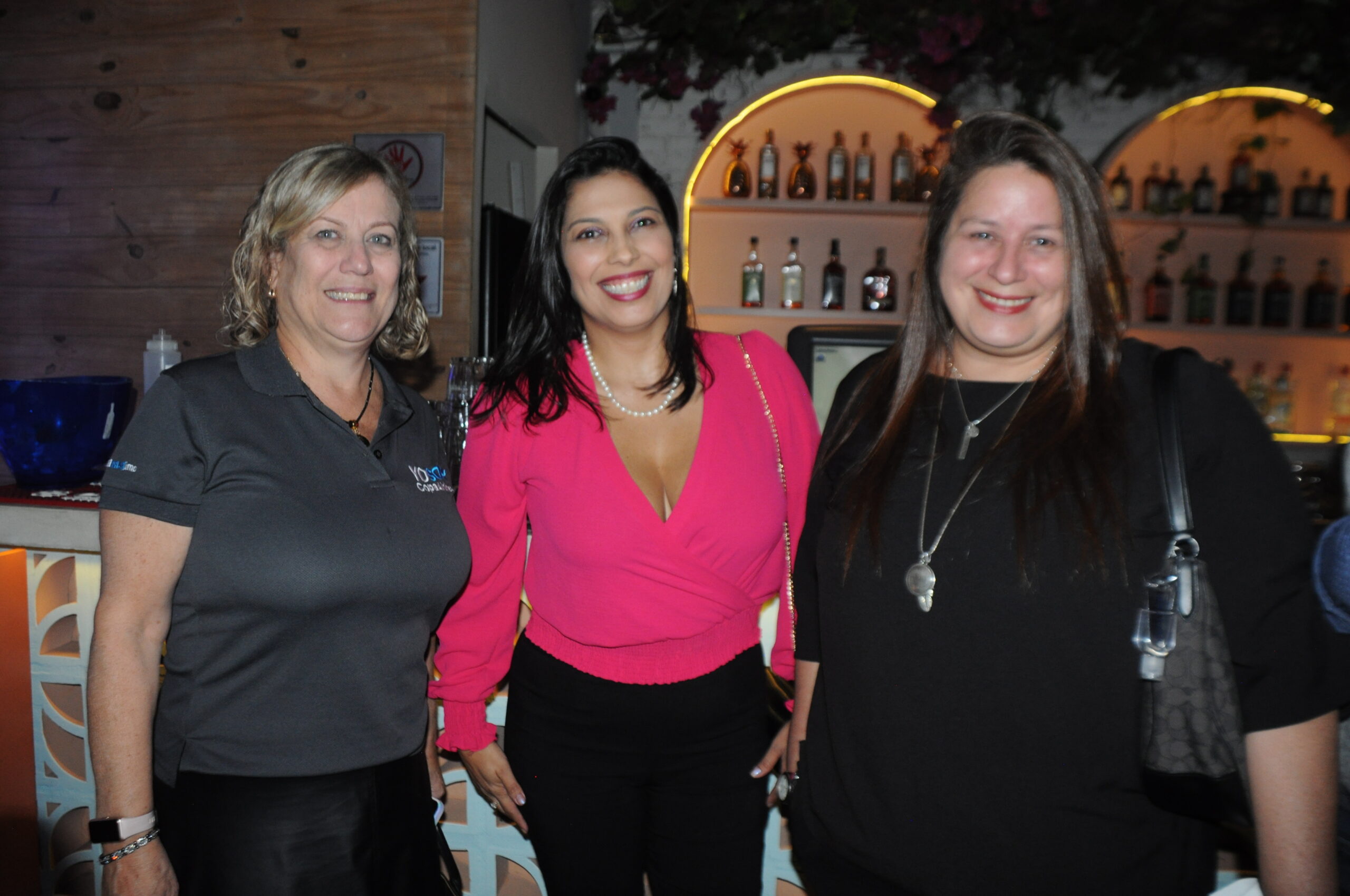 Cristiane Cortizo, da Copa Airlines, Maria Santos, da Flot, e Rafaela Brown, do Visit Florida Cristiane Cortizo, da Copa Airlines, Maria Santos, da Flot, e Rafaela Brown, do Visit Florida
