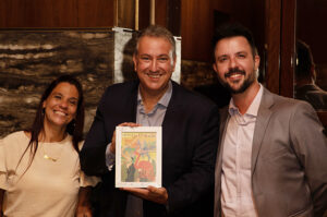 Cristina Muniz e Leonardo Fortes, do SeaWorld com Anderson Canazza, da RCI