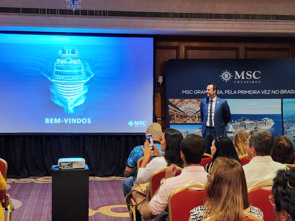 Diretor de Marketing da MSC, Eduardo Mariani