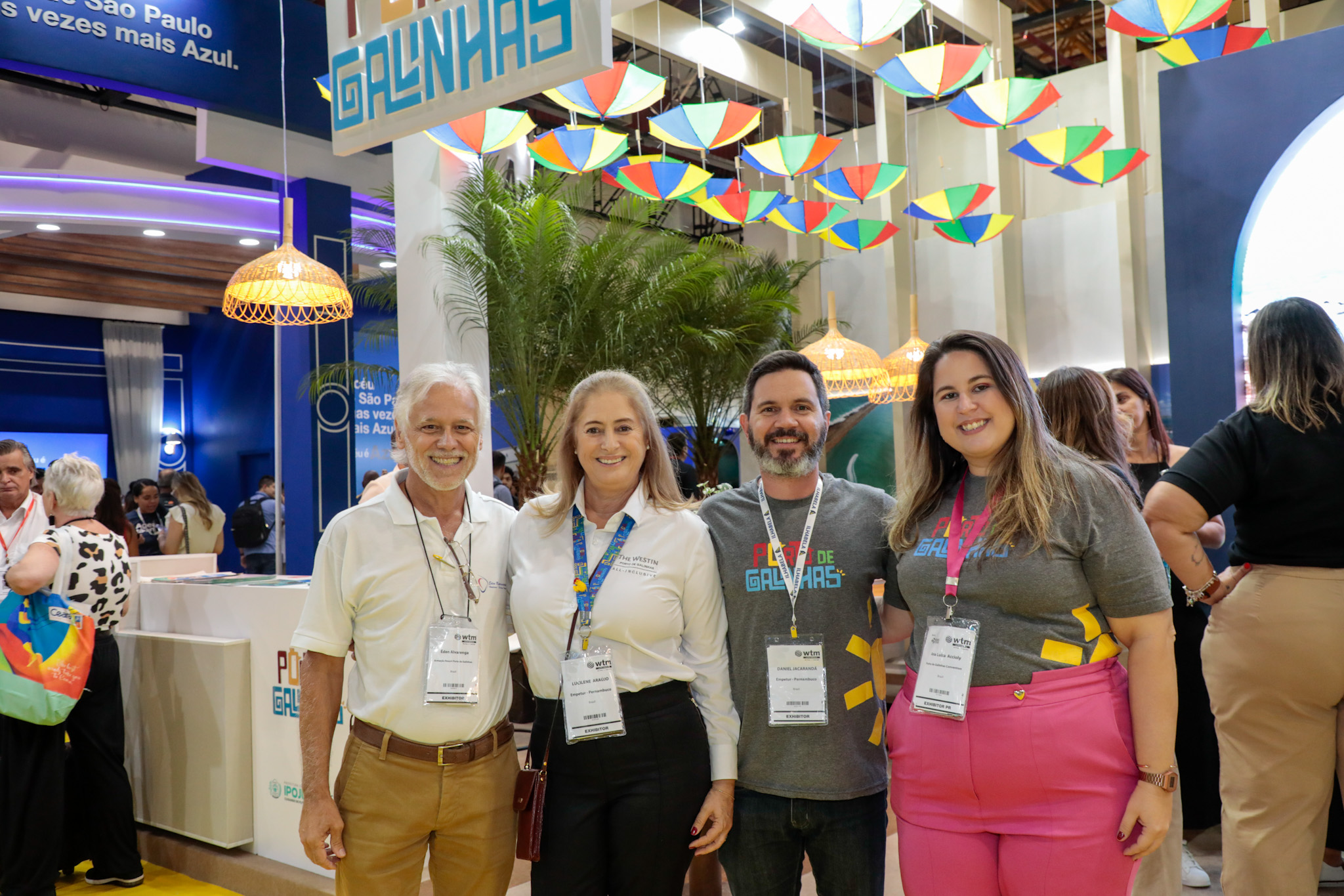 Éden Alvarenga, Armação Resort Porto de Galinhas, Lucilene Araújo, Empetur, Daniel Jacarandá, Empetur, e Ana Lucia Accioly, Porto de Galinhas CVB Éden Alvarenga, Armação Resort Porto de Galinhas, Lucilene Araújo, Empetur, Daniel Jacarandá, Empetur, e Ana Lucia Accioly, Porto de Galinhas CVB