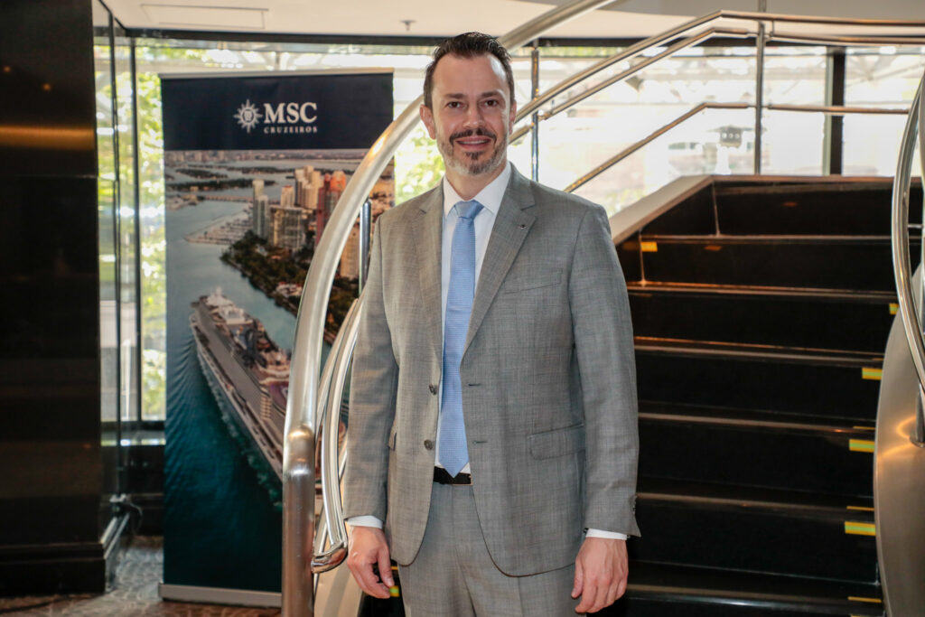 Eduardo Mariani Simões, diretor de Marketing da MSC Cruzeiros