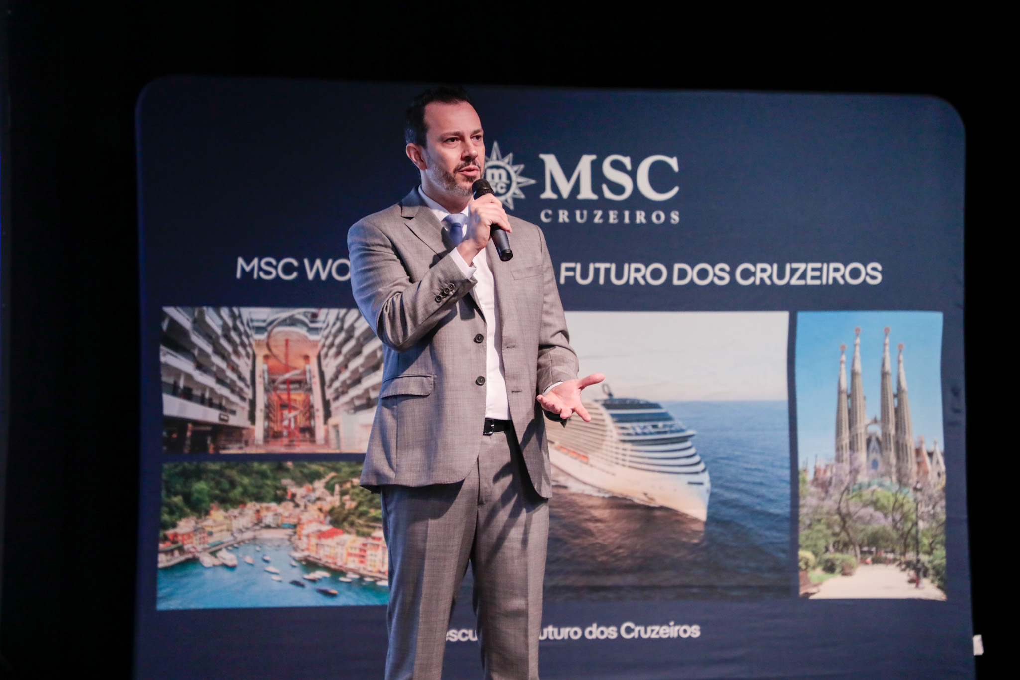 Eduardo Mariani, da MSC Cruzeiros Eduardo Mariani, da MSC Cruzeiros
