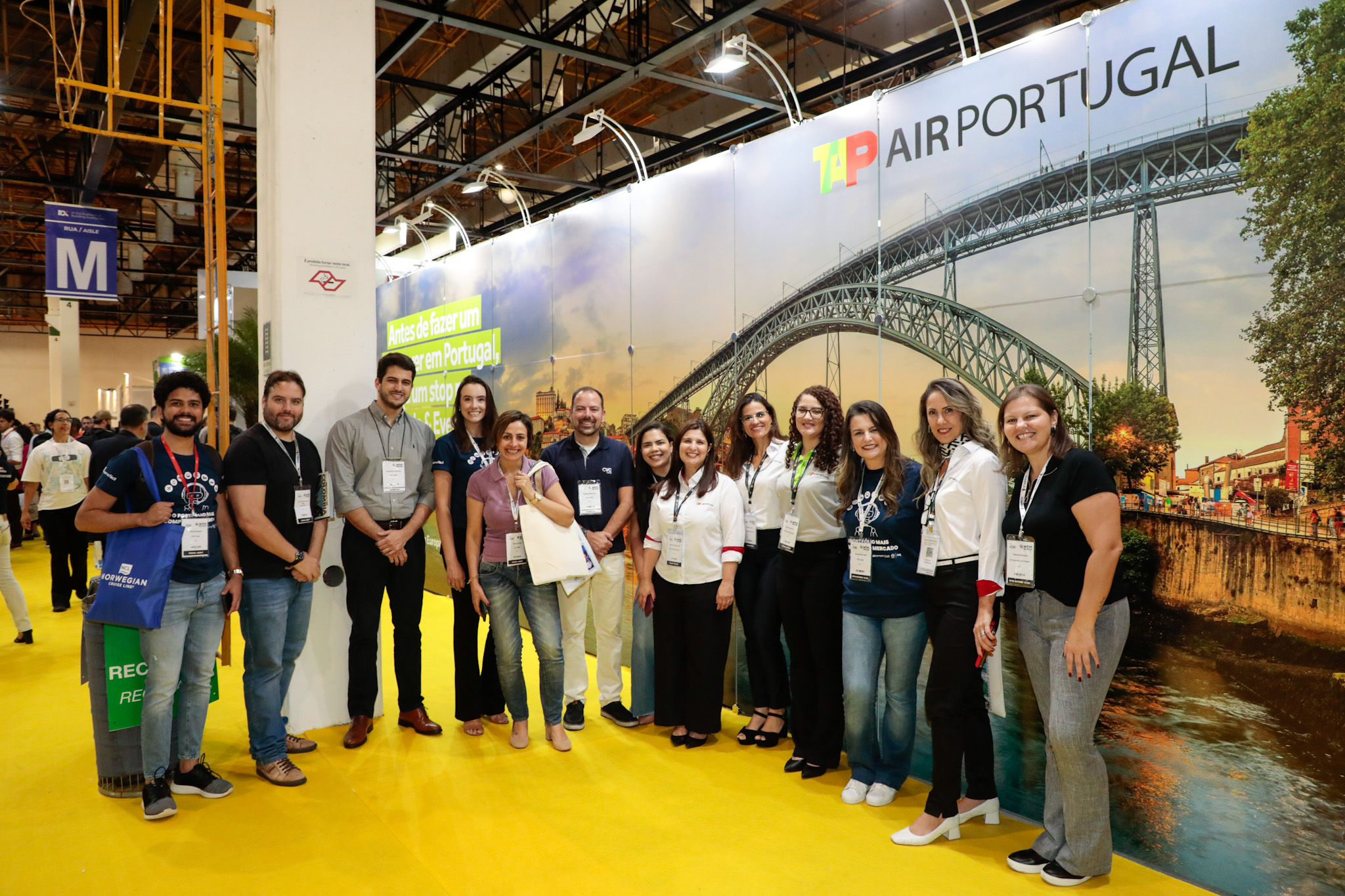 Equipe da TAP e CVC Corp Equipe da TAP e CVC Corp