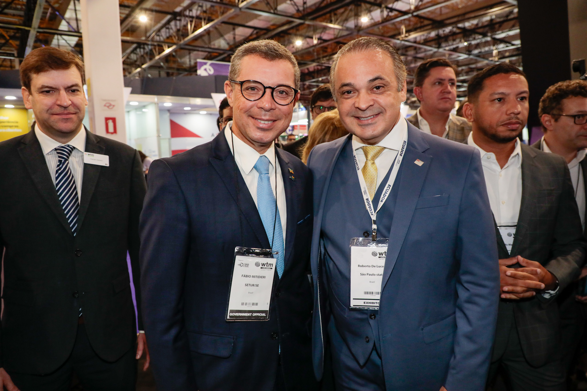 Fabio Mitidieri, governador de Sergipe, e Roberto de Lucena, secretário de Turismo de São Paulo Fabio Mitidieri, governador de Sergipe, e Roberto de Lucena, secretário de Turismo de São Paulo