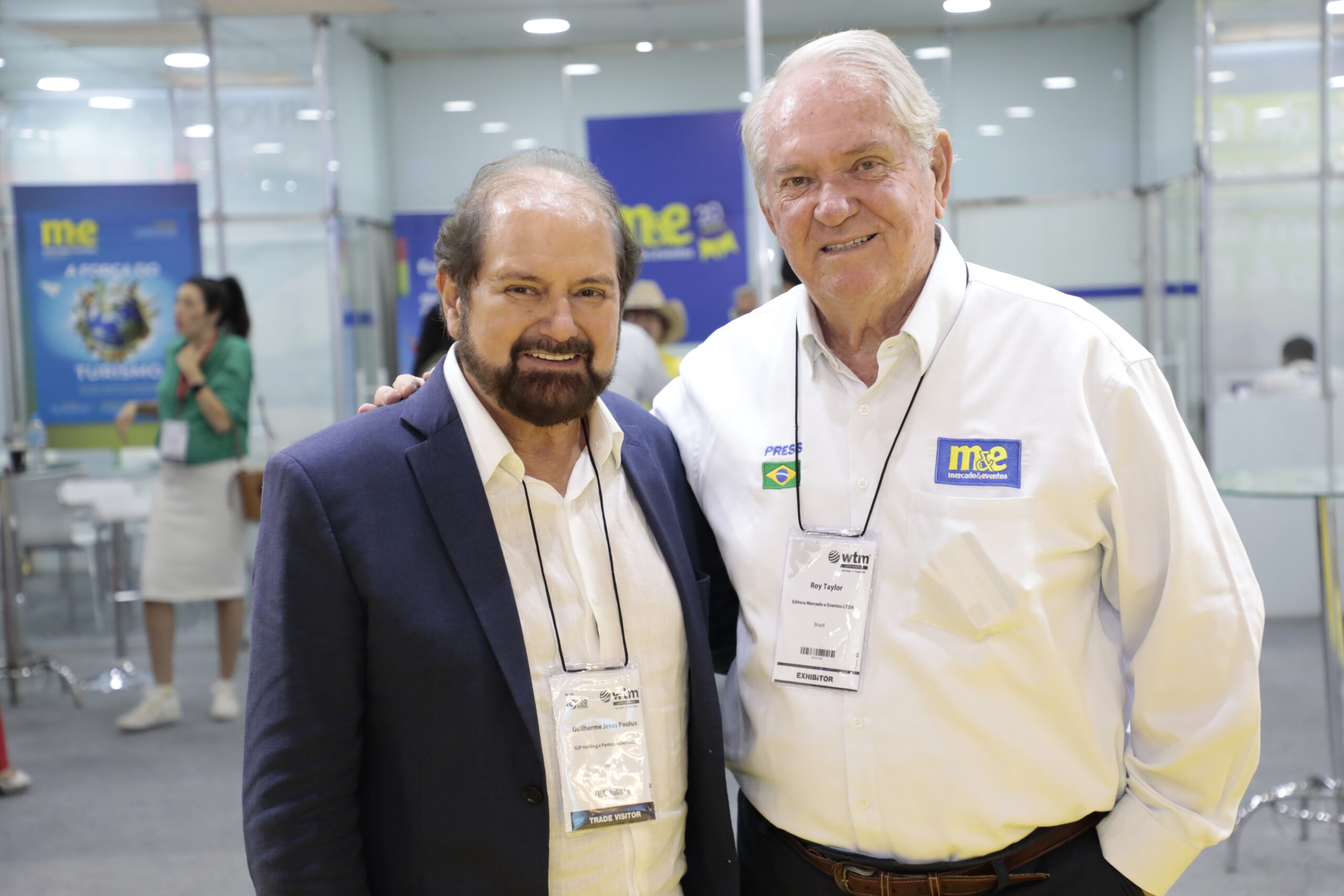 Guilherme Paulus e Roy Taylor Guilherme Paulus e Roy Taylor