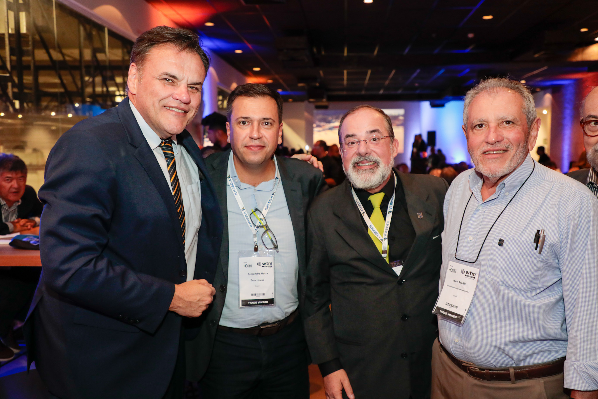 João Bueno, da PDP Advogados, Alexandre Motta, da Tour House, Auro Nardelli, da Wandermuren, Paxtour Mobilidade, e João Araújo João Bueno, da PDP Advogados, Alexandre Motta, da Tour House, Auro Nardelli, da Wandermuren, Paxtour Mobilidade, e João Araújo