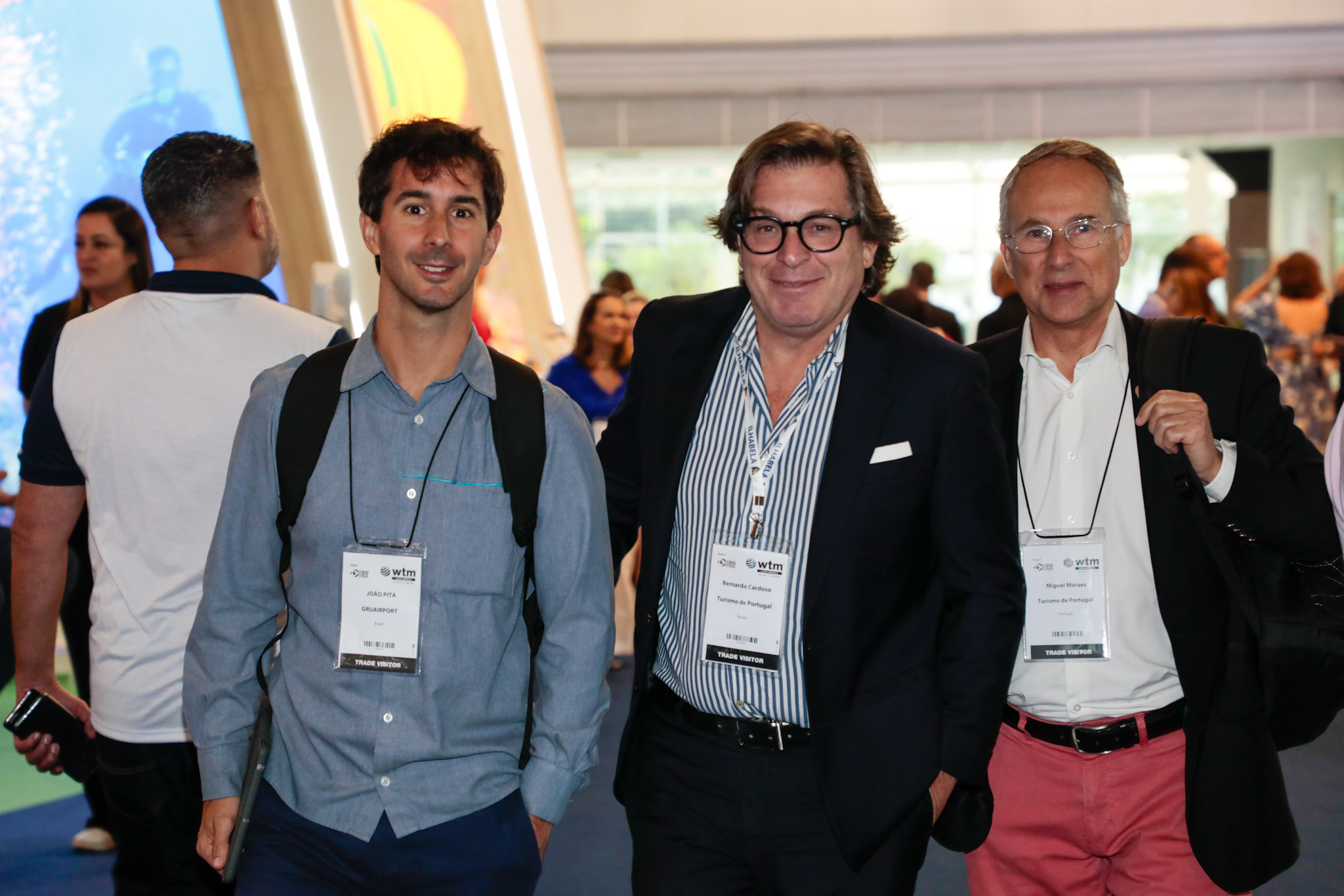 João Pita, GRU Airport, Bernardo Bernardes e Miguel Moraes, Turismo de Portugal João Pita, GRU Airport, Bernardo Bernardes e Miguel Moraes, Turismo de Portugal