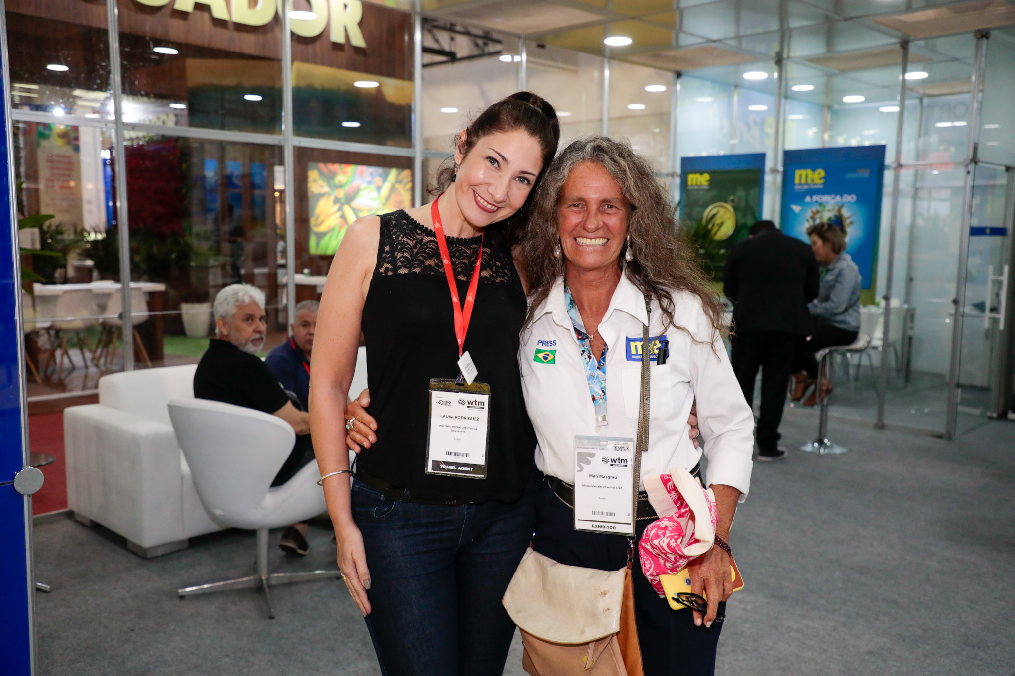 Laura Rodriguez, Inspiring Adventures Tours, e Mari Masgrau, do M&E Laura Rodriguez, Inspiring Adventures Tours, e Mari Masgrau, do M&E
