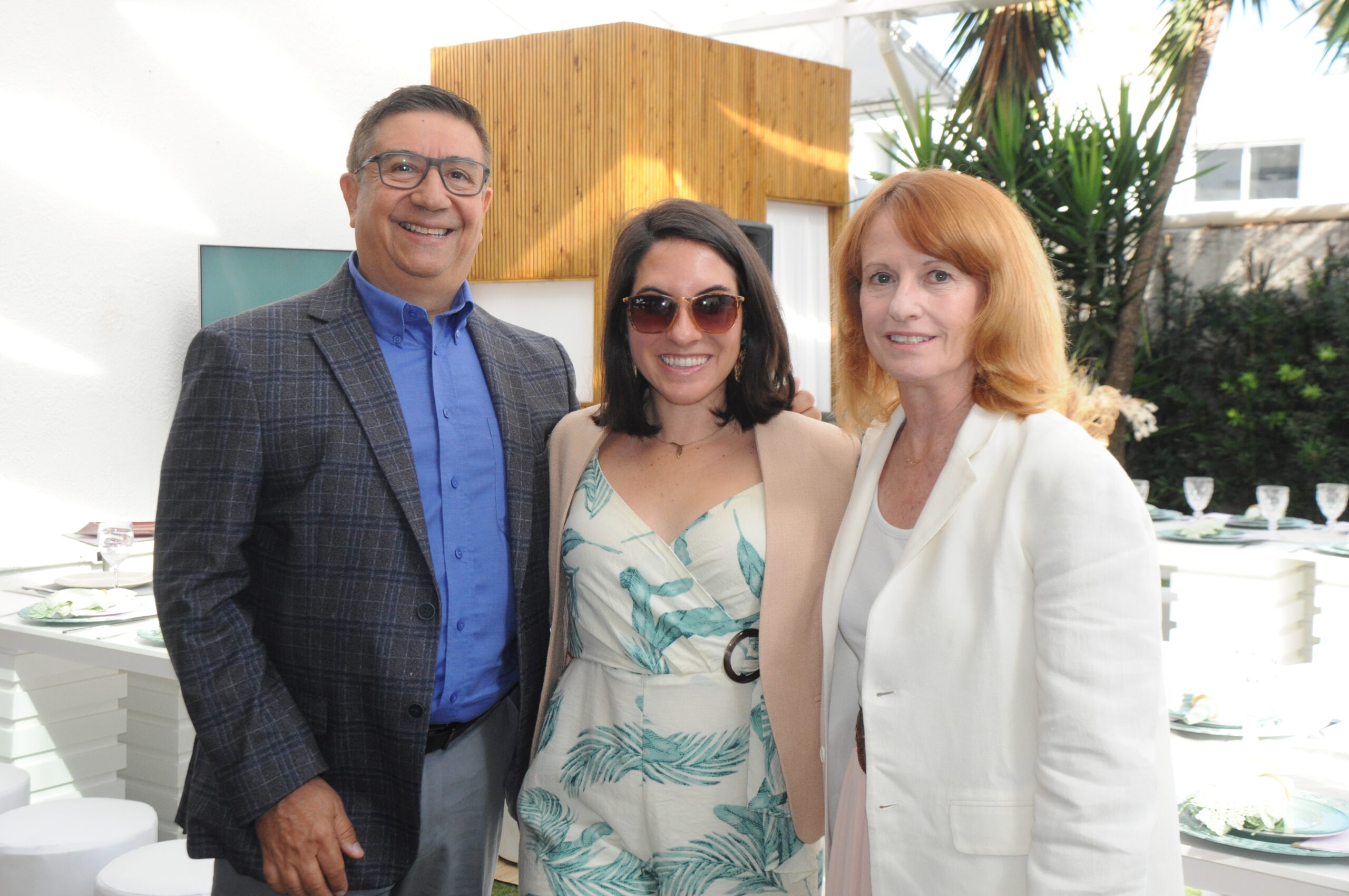 Leo Salazar, do Visit Orlando, Brianna Barnebee, do Visit Florida, e Tracy Vaughan, do Visit Lauderdale Leo Salazar, do Visit Orlando, Brianna Barnebee, do Visit Florida, e Tracy Vaughan, do Visit Lauderdale