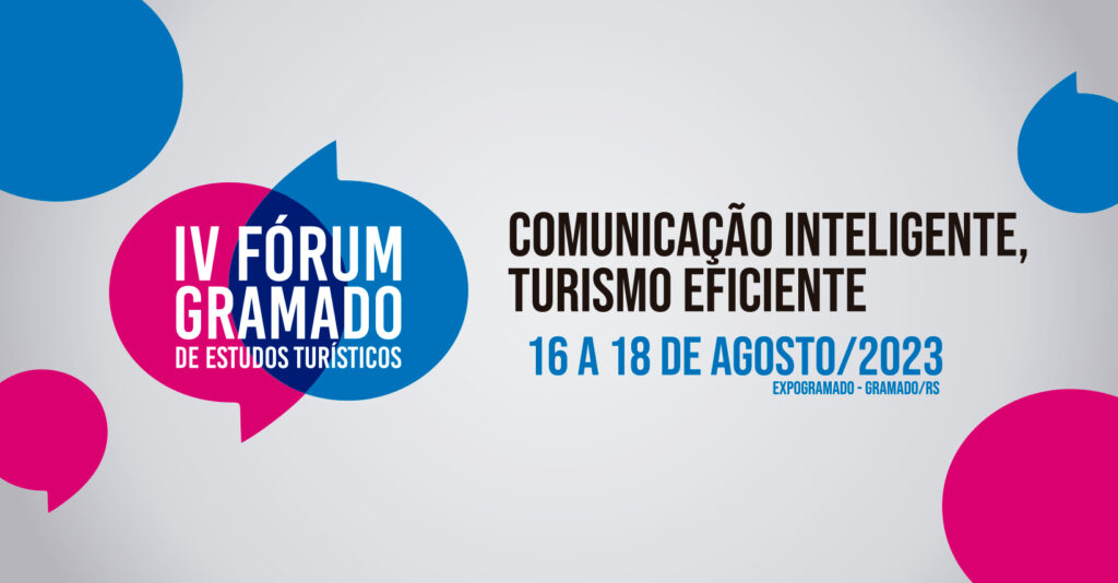 Marcado para agosto, Fórum Gramado de Estudos Turísticos ganha nova logomarca