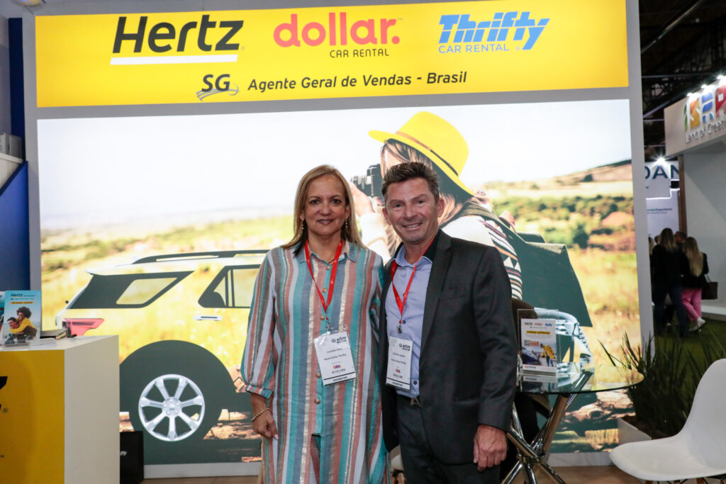 Lourdes Vera e Adriano Aguiar, da Hertz Dollar Thriffty