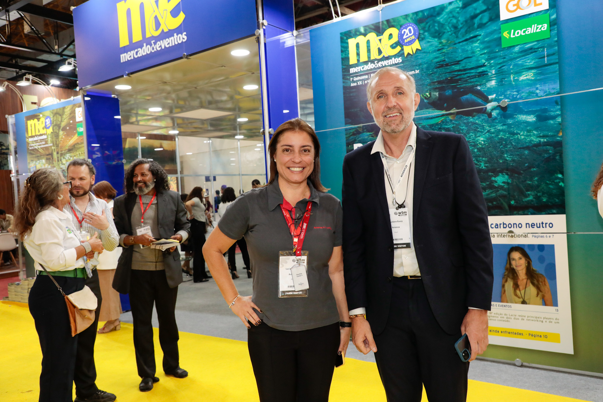 Luciana Longo e Gustavo Esusy, da Avianca Luciana Longo e Gustavo Esusy, da Avianca
