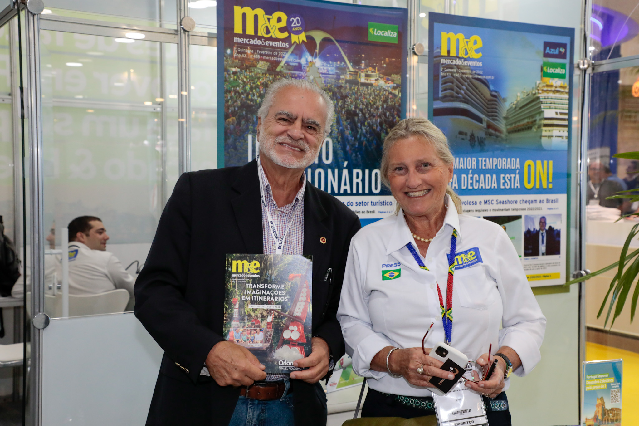 Luís Carlos da Silva, do Hotel Quebra Nóz, e Rosa Masgrau, do M&E Luís Carlos da Silva, do Hotel Quebra Nóz, e Rosa Masgrau, do M&E