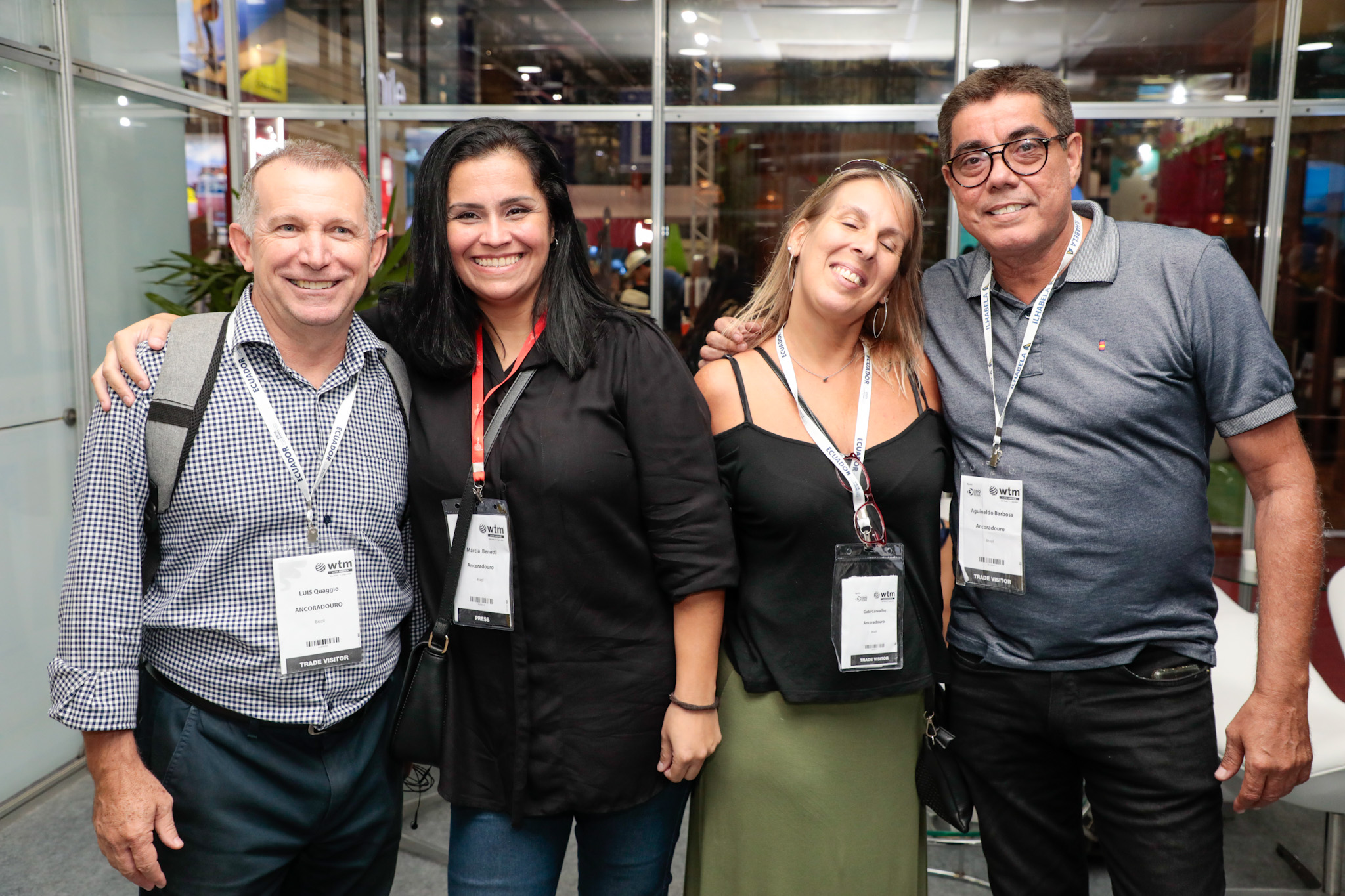 Luís Quaggio, Márcia Benetti, Gabi Carvalho, e Aguinaldo Barbosa, da Ancoradouro, e Luís Quaggio, Márcia Benetti, Gabi Carvalho, e Aguinaldo Barbosa, da Ancoradouro, e