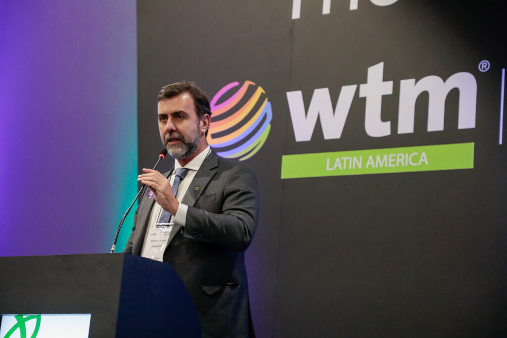 Marcelo Freixo presidente da Embratur Cerimônia de abertura reúne autoridades e marca início da WTM-LA 2023: "A maior de todas"